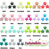 Motivperle Silikon Kleiner Stern